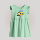 My First Ayudha Puja | Festival Joy Baby Frock - MINT GREEN - 0 - 3 Months Old (Chest 17")