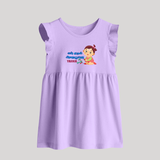 My First Ayudha Puja | Festive Firsts Baby Frock - LILAC - 0 - 3 Months Old (Chest 17")