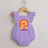 My First Ayudha Puja Celebration Romper Frock - LILAC - 0 - 3 Months Old (Chest 19")