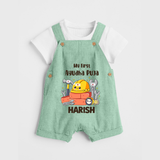 My First Ayudha Puja Workshop Dungaree - MINT GREEN - 0 - 5 Months Old (Chest 18")