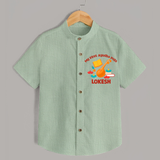 Tiny Festival Star Ayudha Puja Shirt | Personalized Baby Outfit - MINT GREEN - 0 - 6 Months Old (Chest 23")