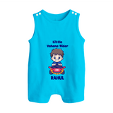 Little Vahana Rider Romper Suit | Custom Baby Romper Suit for Festival Fun - SKY BLUE - 0 - 5 Months Old (Chest 18")