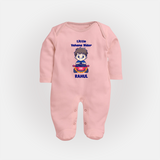 Little Vahana Rider Sleep Suit | Custom Baby Sleep Suit for Festival Fun - BABY PINK - New Born (Chest 7.5")