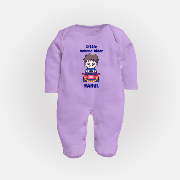  Little Vahana Rider Adventure Full Body Suit - LILAC - New Born (Chest 7.5")