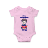 Little Vahana Rider Romper | Custom Baby Romper for Festival Fun - BABY PINK - New Born (Chest 14")