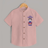  Little Vahana Rider Adventure Shirt - PEACH - 0 - 6 Months Old (Chest 23")