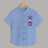 Little Vahana Rider Shirt | Custom Baby Shirt for Festival Fun - SKY BLUE - 0 - 6 Months Old (Chest 23")