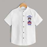 Little Vahana Rider Shirt | Custom Baby Shirt for Festival Fun - WHITE - 0 - 6 Months Old (Chest 23")