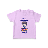 Little Vahana Rider Tshirt | Custom Baby Tshirt for Festival Fun - LILAC - 0-5 Months Old (Chest 17")