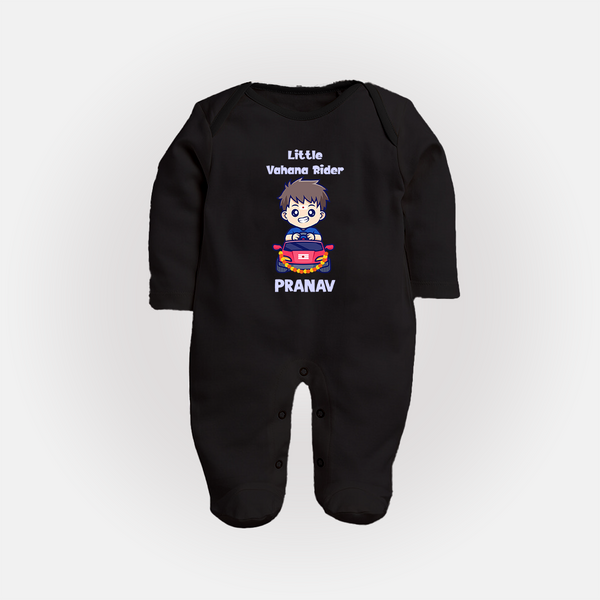  Little Vahana Rider Adventure Full Body Suit - BLACK - New Born (Chest 7.5")