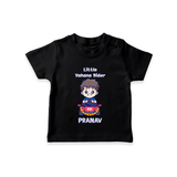 Little Vahana Rider Tshirt | Custom Baby Tshirt for Festival Fun - BLACK - 0-5 Months Old (Chest 17")
