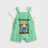  Tool Time Hero Dungaree - GREEN - 0 - 5 Months Old (Chest 18")