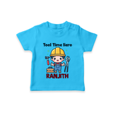  Tool Time Hero T shirt - SKY BLUE - 0-5 Months Old (Chest 17")