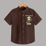  Tool Time Hero Shirt - CHOCOLATE BROWN - 0 - 6 Months Old (Chest 23")