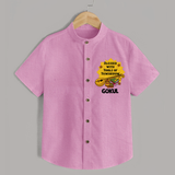 Blessed With Tools of Tomorrow Shirt | Custom Baby Shirt for Ayudha Puja - BABY PINK - 0 - 6 Months Old (Chest 23")