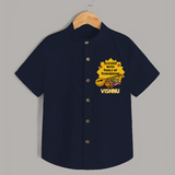  Blessed With Tools Of Tomorrow Shirt - NAVY BLUE - 0 - 6 Months Old (Chest 23")
