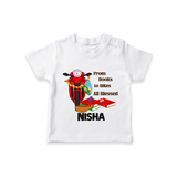  Books To Bikes Ayudha Puja T shirt - WHITE - 0-5 Months Old (Chest 17")