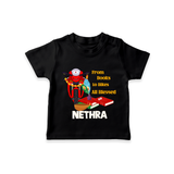  Books To Bikes Ayudha Puja T shirt - BLACK - 0-5 Months Old (Chest 17")