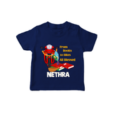 Books To Bikes Ayudha Puja T shirt - NAVY BLUE - 0-5 Months Old (Chest 17")