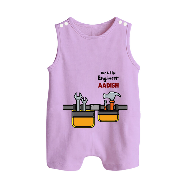 Our Little Engineer Romper Suit | Custom Baby Romper Suit for Festival and Learning - LILAC - 0 - 5 Months Old (Chest 18")