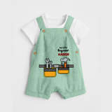  Little Engineer Tool Master Dungaree - MINT GREEN - 0 - 5 Months Old (Chest 18")