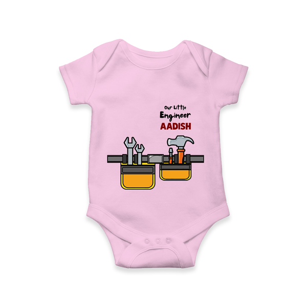  Little Engineer Tool Master Romper - BABY PINK - New Born (Chest 14")