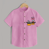 Our Little Engineer Shirt | Custom Baby Shirt for Festival and Learning - BABY PINK - 0 - 6 Months Old (Chest 23")