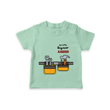Our Little Engineer Tshirt | Custom Baby Tshirt for Festival and Learning - MINT GREEN - 0-5 Months Old (Chest 17")