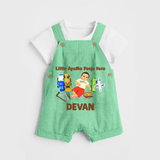 Little Ayudha Puja Hero Dungaree - GREEN - 0 - 5 Months Old (Chest 18")