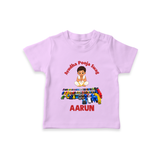 Ayudha Puja Mini Racer T Shirt - LILAC - 0-5 Months Old (Chest 17")