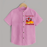 Ayudha Puja Tool Master  Shirt - BABY PINK - 0 - 6 Months Old (Chest 23")