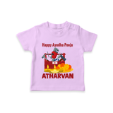 Ayudha Puja Tool Master T Shirt - LILAC - 0-5 Months Old (Chest 17")