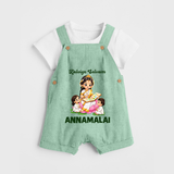 Kaliyuga Selvam Blessings Dungaree - MINT GREEN - 0 - 5 Months Old (Chest 18")