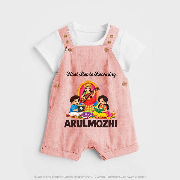 First Step to Learning Dungaree - PEACH - 0 - 5 Months Old (Chest 18")