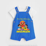 First Step to Learning Dungaree - COBALT BLUE - 0 - 5 Months Old (Chest 18")