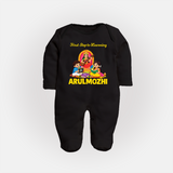 First Step to Learning Full Body Suit - BLACK - New Born (Chest 7.5")