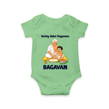 Kutty Kalvi Payanam Romper - GREEN - New Born (Chest 14")