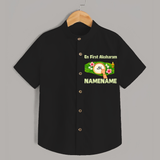  En First Aksharam  Shirt - BLACK - 0 - 6 Months Old (Chest 23")
