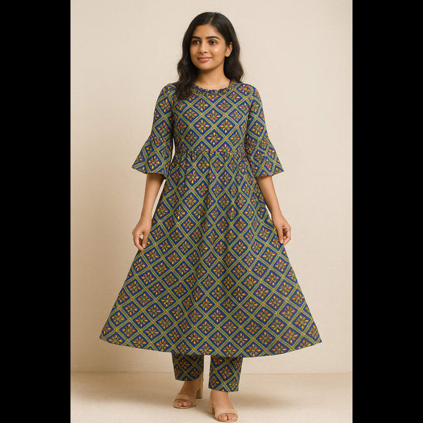 Emerald Ease Anarkali