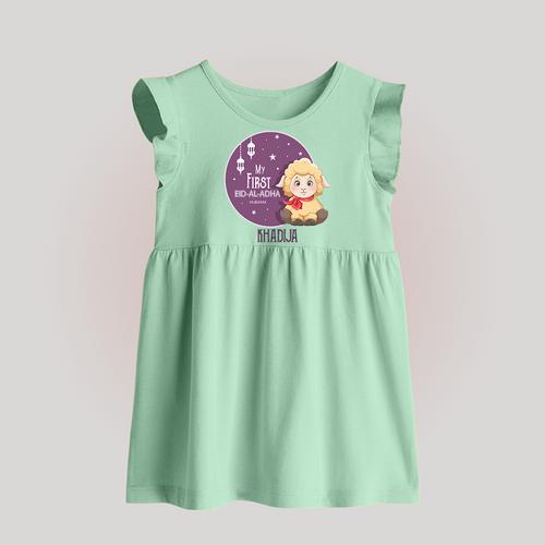 Personalized My First Eid Al-Adha Kids Baby frock – Festive Special Baby frock