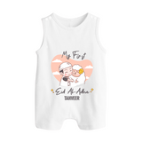 My First Eid Printed Kids Romper Suit with Name – Celebration Outfit
