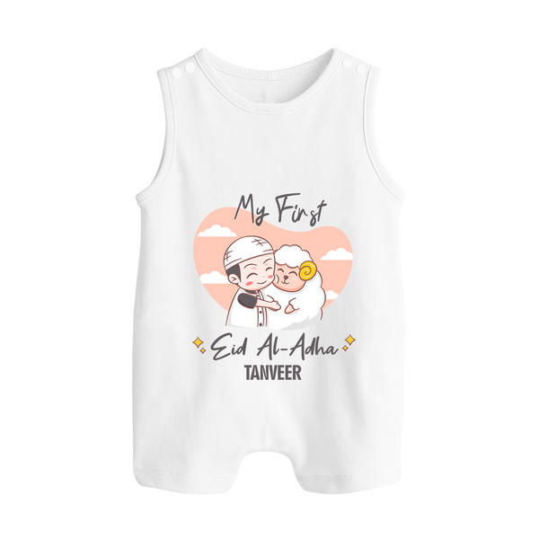 My First Eid Printed Kids Romper Suit with Name – Celebration Outfit