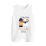 My First Eid with Parents Custom Kids Romper Suit – Festive Wear - WHITE - 0 - 5 Months Old (Chest 18")