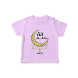 Eid Al-Adha Crescent Moon Personalized  T-Shirt - LILAC - 0-5 Months Old (Chest 17")