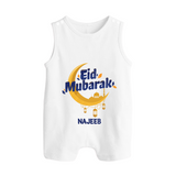 Eid Mubarak Crescent Moon Personalized Kids Romper Suit