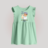Ready for Qurbani Cute Boy Personalized Kids Baby frock - MINT GREEN - 0 - 3 Months Old (Chest 17")