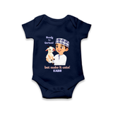 Ready for Qurbani Cute Boy Personalized Kids Romper - NAVY BLUE - New Born (Chest 14")
