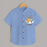 Cutest Qurbani Companion Personalized Eid Kids Shirt - SKY BLUE - 0 - 6 Months Old (Chest 23")