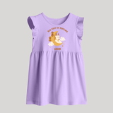Too Cute to Qurbani Personalized Eid Baby frock - LILAC - 0 - 3 Months Old (Chest 17")
