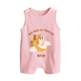 Too Cute to Qurbani Personalized Eid Romper Suit - BABY PINK - 0 - 5 Months Old (Chest 18")